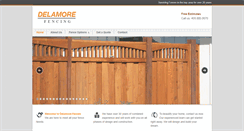 Desktop Screenshot of delamorefence.com