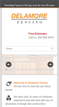 Mobile Screenshot of delamorefence.com